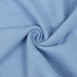 Ткань Футер 3-х нитка, Петля, цвет Светло-Голубой (на отрез)  в Энгельсе