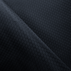Ткань Оксфорд 300D PU Рип-Стоп СОТЫ, цвет Черный (на отрез)  в Энгельсе