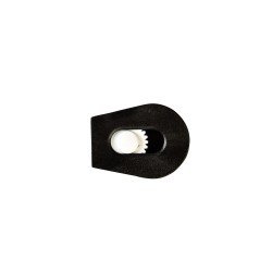 Зажим для шнура 4 мм KL цвет Чёрный + Белый (поштучно)  в Энгельсе