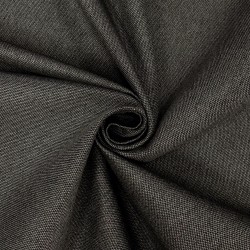 Ткань Рогожка (мебельная), цвет Тёмно-Серый (на отрез)  в Энгельсе