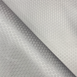 Ткань Оксфорд 300D PU Рип-Стоп СОТЫ, цвет Светло-Серый (на отрез)  в Энгельсе