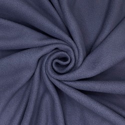 Ткань Флис Односторонний 130 гр/м2, цвет Темно-серый (на отрез)  в Энгельсе