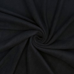 Флис Односторонний 130 гр/м2, цвет Черный (на отрез)  в Энгельсе