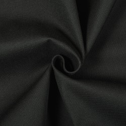 Ткань Канвас 35/65, цвет Черный (на отрез)  в Энгельсе