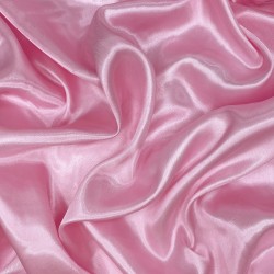 Ткань Атлас-сатин, цвет Розовый (на отрез)  в Энгельсе