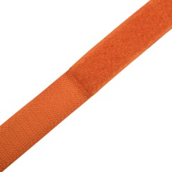 Контактная лента 25мм  Оранжевый (велькро-липучка, на отрез)  в Энгельсе