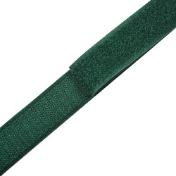 Контактная лента 25мм цвет Зелёный (велькро-липучка, на отрез)  в Энгельсе