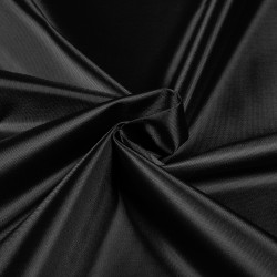 *Ткань Оксфорд 210D PU, цвет Черный (на отрез)  в Энгельсе