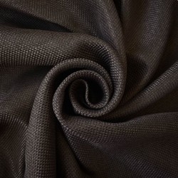 Ткань Блэкаут для штор светозатемняющая 75% &quot;Рогожка Темно-коричневая&quot; (опт)  в Энгельсе