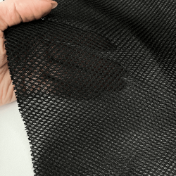Сетка 3D трехслойная Air mesh 165 гр/м2, цвет Черный (на отрез)  в Энгельсе