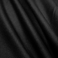 Ткань Блэкаут для штор светозатемняющая 75% &quot;Рогожка Черная&quot; (опт)  в Энгельсе
